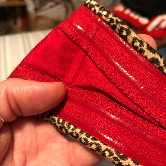 strapless maidenform leopard print  push up bra - Picture 3 of 4